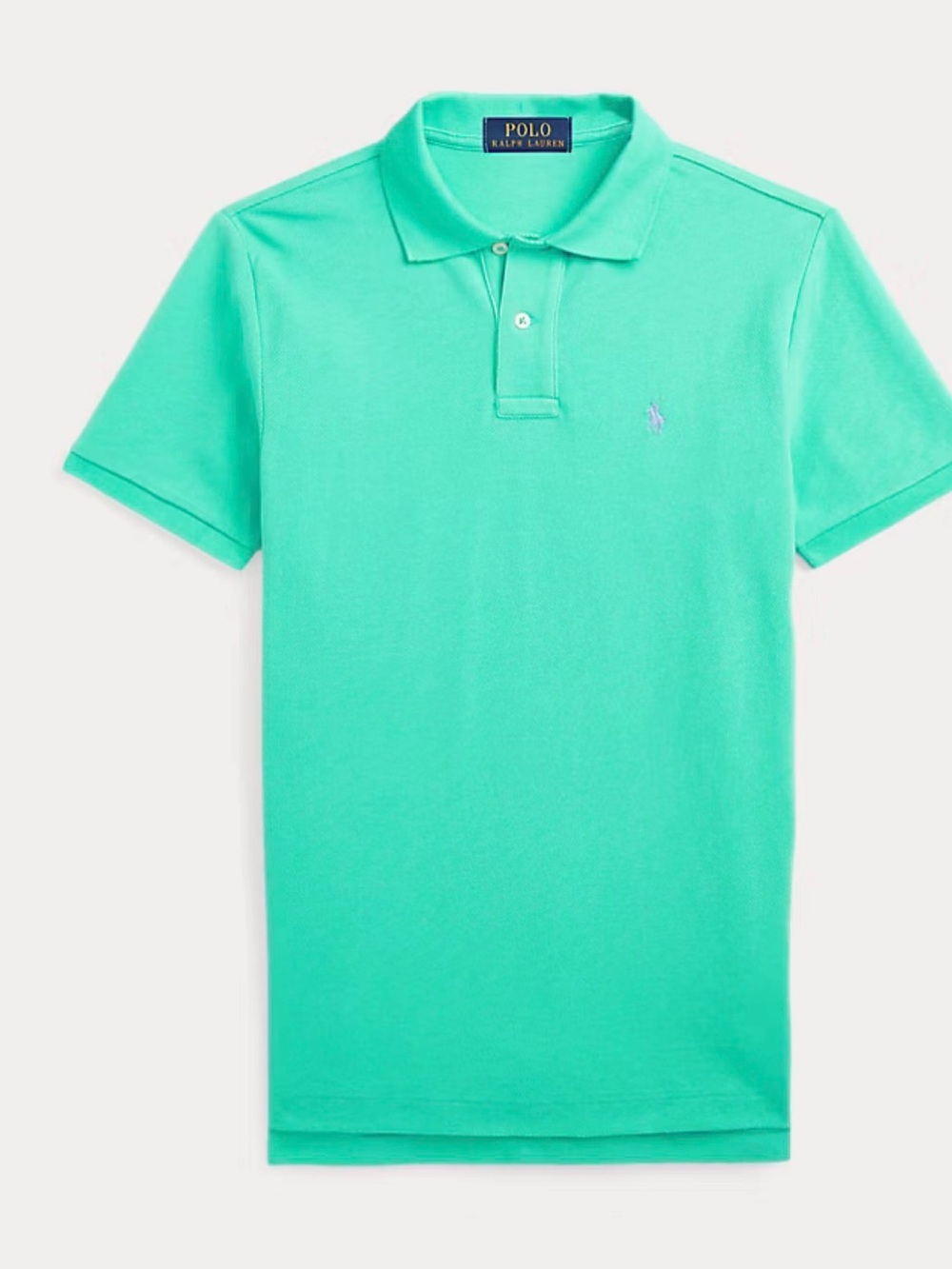 Polo by Ralph Lauren Bright Mint Green Classic Polo Shirt